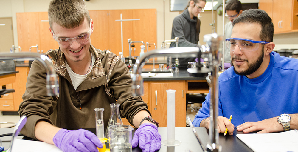 Pictured are students in a Point Park University lab. Photo by Chris Rolinson